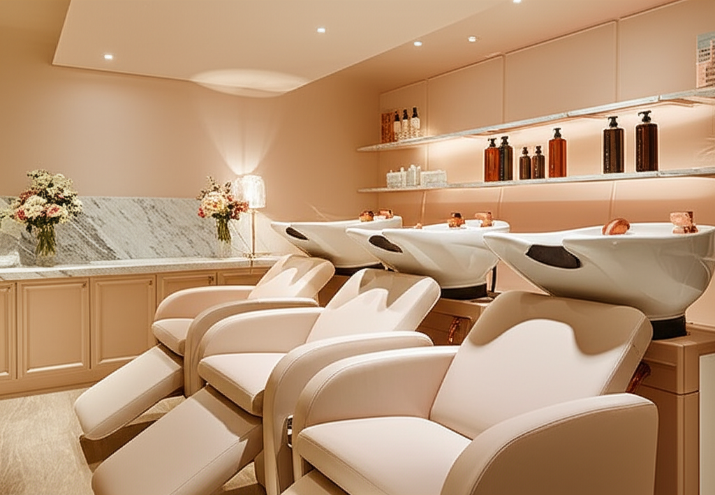 BLOOME 살롱에서 사용하는 프리미엄 헤어 제품